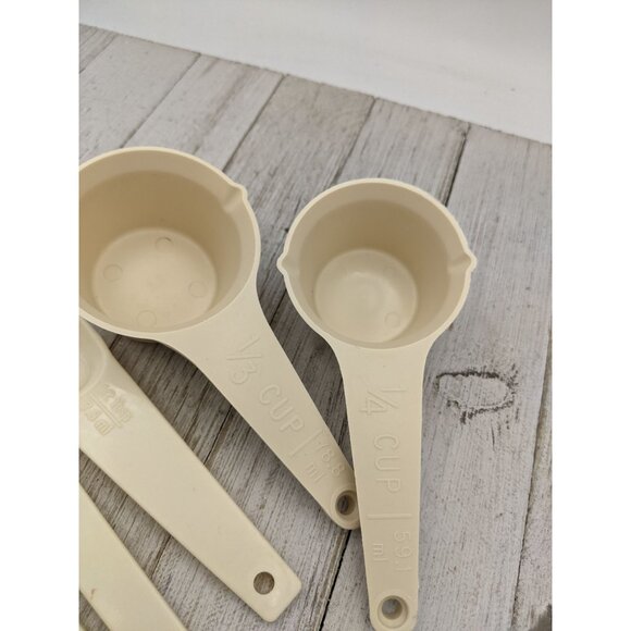 Foley Measuring Cups Spoons 1/4 1/3 1/2 Tablespoon Teaspoon Nylon - Picture 2 of 6